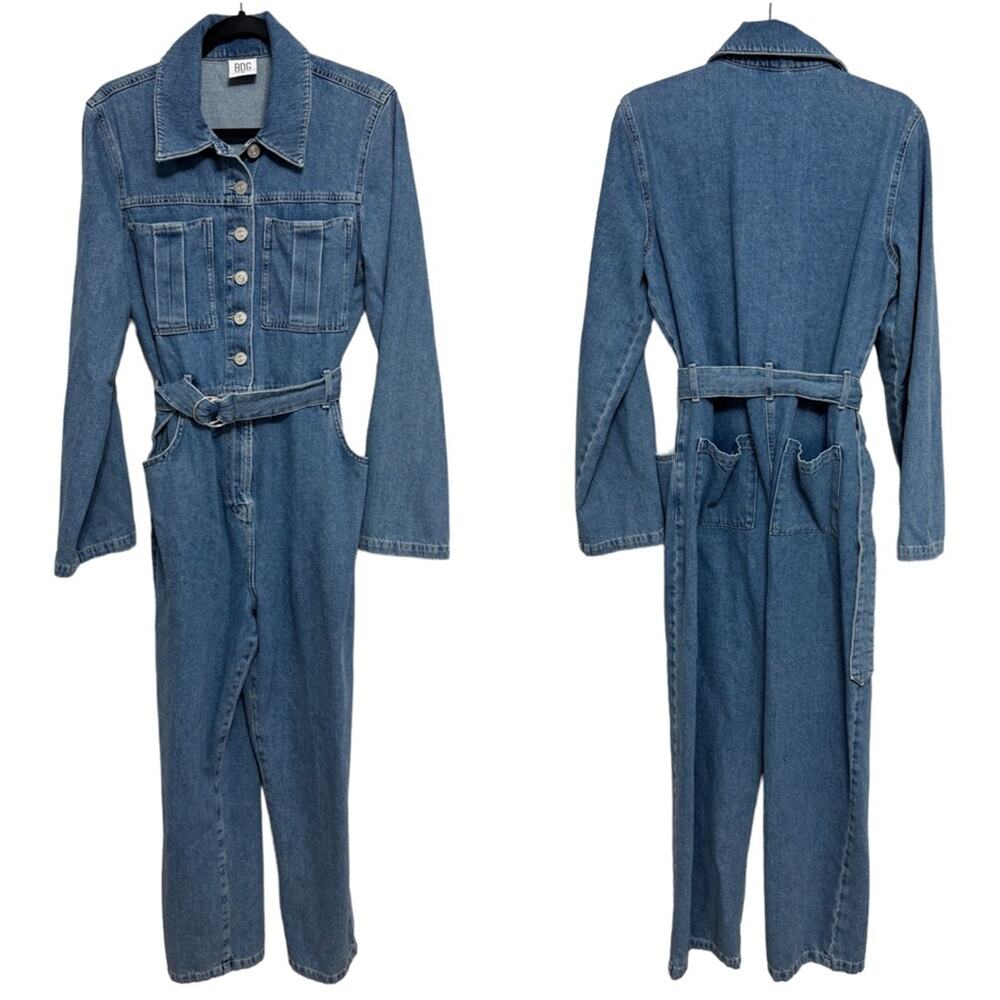 BDG Urban Outfitters Denim Utility Coverall Jumpsuit - Size M